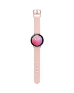 Samsung Galaxy Watch Active2 (44mm), Pink Gold (Bluetooth) - 1.15 GHz Dual-core (2 Core) - 4 GB - 768 MB Standard Memory - 1.4in - 360 x 360 - Touchscreen - 131 Hour - 0.79in - 1.73in - 0.43in - 1.73in - Pink Gold - Aluminum - Fluoroelastomer Band