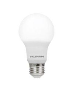Sylvania A19 Dimmable 800 Lumens LED Bulbs, 9 Watt, 3000 Kelvin, Pack Of 6 Bulbs