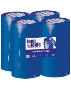 Tape Logic 3000 Painters Tape, 3in Core, 1.5in x 180ft, Blue, Case Of 24