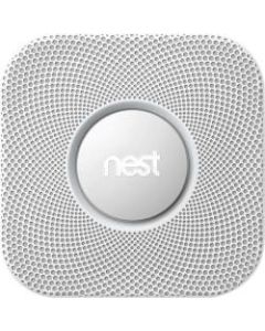 Google Nest Protect Smoke And CO Detector, Battery Operated, 2nd Generation, White