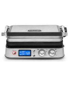 DeLonghi Livenza Electric All-Day Grill With FlexPress System, Stainless Steel