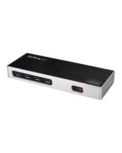 StarTech.com USB-C / USB 3.0 Docking Station - Compatible with Windows / macOS - Supports 4K Ultra HD Dual Monitors - USB-C - Six USB Type-A Ports - DK30A2DH - Dual Monitor Docking Station - HDMI and DisplayPort Ports - DisplayLink Technology