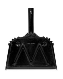 Impact Products Dust Pan Metal 12in Black - 12in Wide - Steel - Black - 12 / Carton