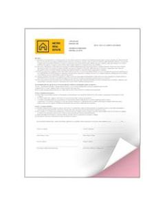 Xerox Revolution Premium Digital Carbonless Paper, 2-Part Straight/Reverse, Letter Size (8 1/2in x 11in)/Pink, Straight/Reverse Collation, Case Of 2,500 Sets