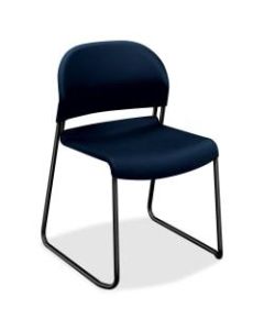 HON GuestStacker 4030 Series Stacking Chairs, Blue, Set Of 4