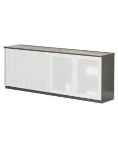 Mayline Medina Series Low Wall Cabinet, Gray Steel