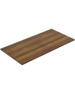 Lorell Chateau Series Rectangular Conference Table Top, 8ftW, Walnut