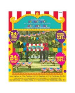 Amscan 4-Piece Outdoor Carnival Giant Decorating Kit, Multicolor