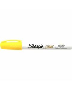Sharpie Oil-Based Paint Markers - Medium Marker Point Type - Yellow Oil Based Ink - 1 Each