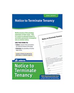 Adams Notice To Terminate Tenancy