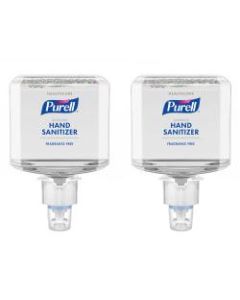 Purell Healthcare Advanced Hand Sanitizer Gentle & Free Foam Refills, For ES4 Push-Style Dispensers, Fragrance Free, 40.6 Oz, Case Of 2 Refills
