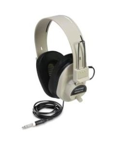 Califone Ultra Sturdy Stereo Headphone W/ Vol Cntrl - Stereo - Beige - Mini-phone (3.5mm) - Wired - 300 Ohm - 40 Hz 18 kHz - Nickel Plated Connector - Over-the-head - Binaural - Ear-cup - 6 ft Cable