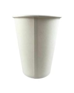 Generic Paper Cups Disposable Hot Cups, 12 Oz, White, Case Of 1,000