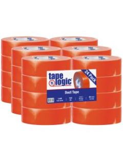 Tape Logic Color Duct Tape, 3in Core, 2in x 180ft, Orange, Case Of 24