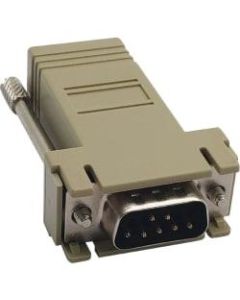 Tripp Lite Modular Serial Adapter to Ethernet Console Server - 1 x DB-9 Male Serial - 1 x RJ-45 Network - Beige
