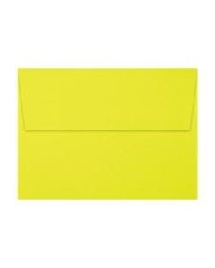 LUX Invitation Envelopes, A7, Peel & Stick Closure, Citrus, Pack Of 50