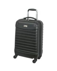 Overland Geoffrey Beene Hardside Vertical Luggage Case, 20inH x 9inW x 13-1/2inD, Black
