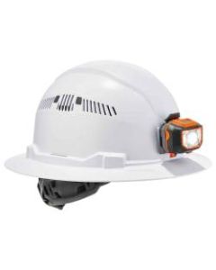 Ergodyne Skullerz 8973LED Class C Full Brim Hard Hat, White