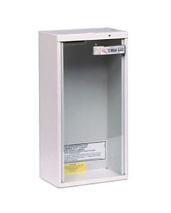 Extinguisher Cabinets, Surface Mount, Steel, Tan, 10 lb