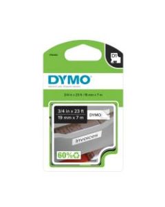 DYMO D1 1761260 Black-On-White Tape, 0.75in x 23ft