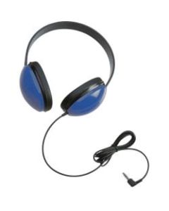 Califone Childrens Stereo Blue Headphone Lightweight - Stereo - Blue - Mini-phone (3.5mm) - Wired - 25 Ohm - 20 Hz 20 kHz - Over-the-head - Binaural - Circumaural - 5.50 ft Cable