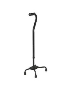 Guardian Bariatric Quad Cane, Small Base, Black