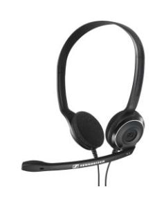 Sennheiser PC 8 USB Headset - Stereo - USB - Wired - 32 Ohm - 42 Hz - 17 kHz - Over-the-head - Binaural - Supra-aural - 6.56 ft Cable - Noise Cancelling, Uni-directional Microphone - Black