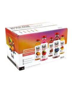 Bai Water Sunset Variety Pack, 18 Fl Oz, Pack Of 15