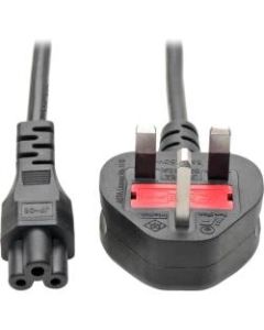 Tripp Lite 6ft Computer Power Cord UK Cable C5 to BS-1363 Plug 13A 6ft - (C5 to BS-1363 UK Plug) 6-ft.