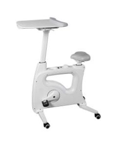 Flexispot V9 Desk Exercise Bike With Notebook Tray, White