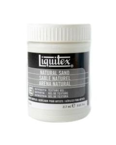 Liquitex Acrylic Texture Gel Mediums, 8 Oz, Natural Sand, Pack Of 2
