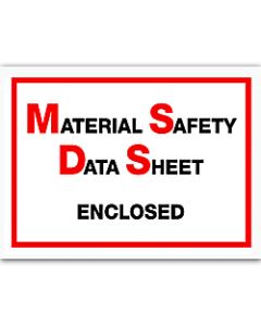 Office Depot Brand "MSDS Enclosed" Packing List Envelopes,Full Face, 6 1/2in x 5in, Pack Of 1,000