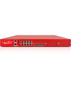 WatchGuard Firebox M5600 and 1-yr Standard Support - 8 Port - 10GBase-X 10 Gigabit Ethernet; 1000Base-T - RSA; AES (256-bit); DES; SHA-2; AES (192-bit); AES (128-bit); 3DES - 8 x RJ-45 - 6 - SFP+ - 4 x SFP+ - Rack-mountable