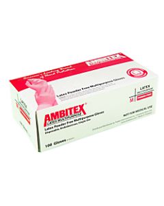 Tradex International Powder-Free Latex General Purpose Gloves, Large, White, Box Of 100
