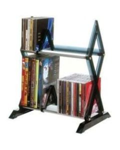 Atlantic Mitsu 52 CD/36 DVD Media Rack, Smoke