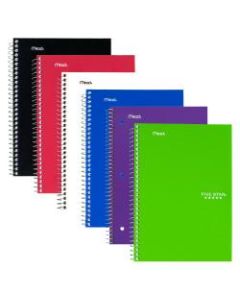 Five Star Notebook, 6in x 9 1/2in, 2 Subjects, College Ruled, 100 Sheets