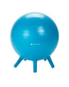 Gaiam Kids Stay-N-Play Inflatable Ball Chair, Blue