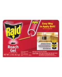 Raid Roach Gel, 1.5 Oz, Pack Of 8 Tubes