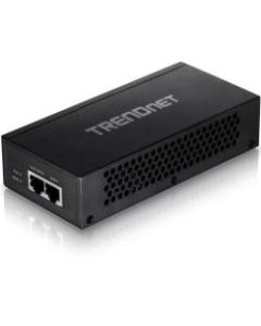 TRENDnet Gigabit Ultra PoE+ Injector, Supplies PoE (15.4W), PoE+(30W) Or Ultra PoE(60W), Network A PoE Device Up To 100m(328 ft), Supports IEEE 802.3af,802.at,Ultra PoE, Plug & Play, Black, TPE-117GI - Gigabit Ultra PoE+ Injector