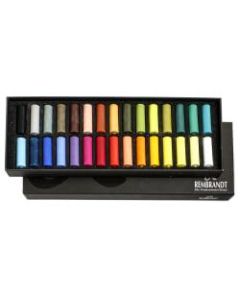 Rembrandt Soft Pastels, Half-Size, Assorted, Set Of 30