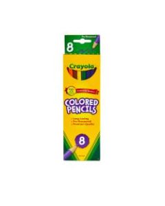 Crayola Color Pencils, Assorted Colors, Pack Of 8 Color Pencils