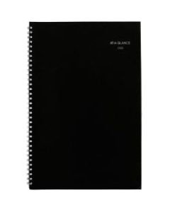 AT-A-GLANCE 14-Month DayMinder Monthly Planner, 8in x 12in, Black, December 2021 To January 2023, SK200