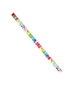 Musgrave Pencil Co. Motivational Pencils, 2.11 mm, #2 Lead, Happy Birthday Fiesta, Multicolor, Pack Of 144