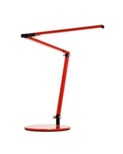 Koncept Z-Bar Mini LED Desk Lamp, Warm Light, 12-3/4inH, Red
