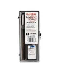 Koh-I-Noor Rapidosketch Technical Pen Set, 0.35 mm, Black Ink