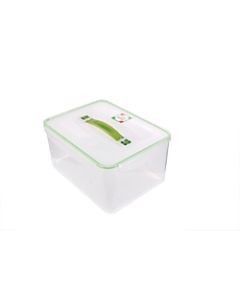 Kinetic Fresh Food Storage Container, 237 Oz, Clear/Green