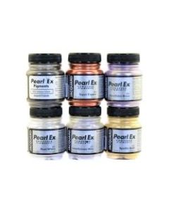 Jacquard Pearl Ex Powdered Pigments, Assorted, Set Of 6