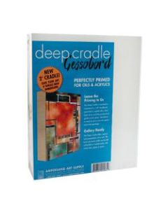 Ampersand Deep Cradle Gessobord, 8in x 10in