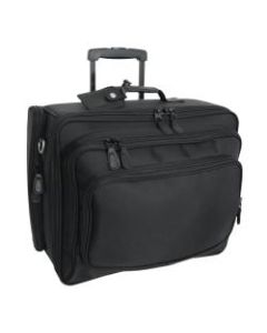 Coronado Wheeled Computer Case With 17in Laptop Pocket, Black