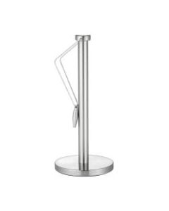 Alpine Stainless Steel Paper Towel Holder With Slip-Resistant Base, 12-13/16inH x 5-15/16inW x 5-15/16inD